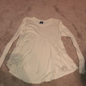 Cream colored blouse